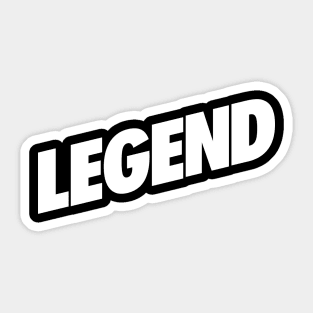 Legend wht Sticker